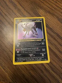 Pokemon TCG Neo Discovery Houndoom 4/75 Unlimited Holo Rare Card - Image 5