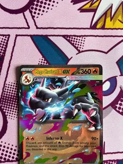 Pokemon TCG - Mega Charizard X ex 013/094 - Phantasmal Flames - Double Rare NM - Image 2