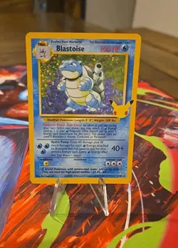 Pokemon Blastoise #2/102 25th Anniversary English Celebrations 2021 Clean 💎 - Image 1