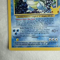 Pokemon TCG Blastoise Celebrations Card 2/102 25th Anniversary Edition NM - Image 2