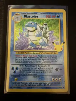 Blastoise 2/102 Holo Celebrations Classic Collection Pokemon 25th Anniversary - Image 1