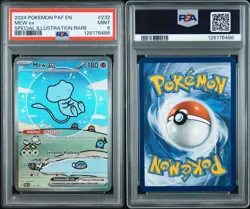 2024 Pokemon Paf EN-Paldean Fates Mew EX #232 Special Illustration Rare PSA 9 - Image 2