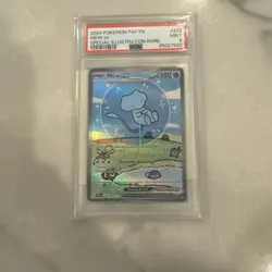 2024 POKEMON PAF EN-PALDEAN FATES SPECIAL ILLUSTRATION RARE #232 MEW EX PSA 9 - Image 5
