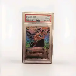 2024 ONE PIECE OP06 WINGS OF THE CAPTAIN MANGA ALTERNATE ART RORONOA ZORO PSA 10 - Image 1