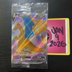 CHARIZARD V SWSH050 Black Star Promo - Champions Path ETB Pokemon TCG - SEALED - Image 1