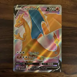 CHARIZARD V SWSH050 Black Star Promo - Champions Path ETB Pokemon TCG - NM/Mint - Image 1