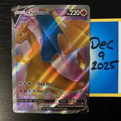 CHARIZARD V SWSH050 Black Star Promo - Champions Path ETB Pokemon TCG - blemish - Image 1