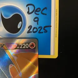 CHARIZARD V SWSH050 Black Star Promo - Champions Path ETB Pokemon TCG - blemish - Image 4