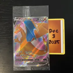 CHARIZARD V SWSH050 Black Star Promo - Champions Path ETB Pokemon TCG - SEALED - Image 1