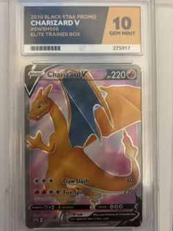 Charizard V SWSH050 Champions Path ETB - Black Star Promo - Pokemon TCG - Ace 10 - Image 1