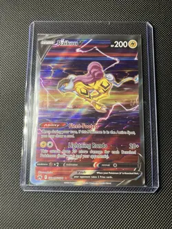 Pokemon TCG Crown Zenith Galarian Gallery Ultra Rare Raikou v GG41/GG70 A - Image 1