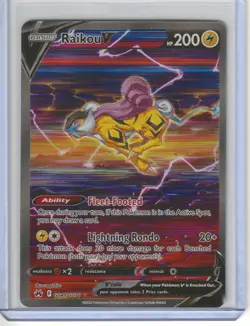 Raikou V GG41/GG70 Crown Zenith: Galarian Gallery Holo Pokemon TCG - Image 1