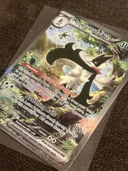 Pokemon TCG Meowscarada EX 256/193 Sv02 Paldea Evolved Holo Card NM Condition - Image 2