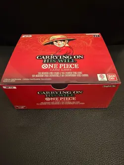 One Piece TCG: OP13 Carrying On His Will Booster Box - English - Unsealed - NEW - Image 1