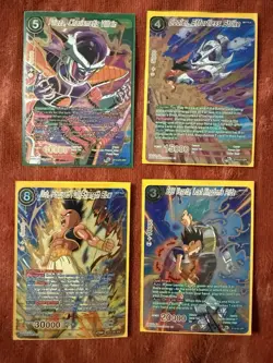 Dragon Ball Super Cards Lot Of 4 SPR Cards - Image 1