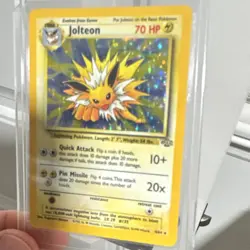 Pokemon Jolteon Jungle Rare 70 HP Unlimited 20/64 English Card 1999 TCG - Image 3