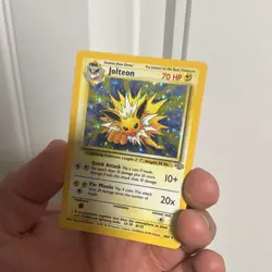Pokemon Jolteon Jungle Rare 70 HP Unlimited 20/64 English Card 1999 TCG - Image 5