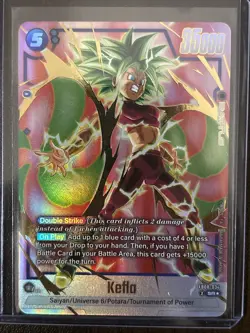 Kefla FB08-034 Alternate Art Saiyan's Pride Dragon Ball English Card Fusion Worl - Image 1