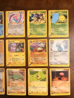 Lot Of 15 Vintage Ereader Pokemon Cards LP-MP Aquapolis Expedition Skyridge - Image 2