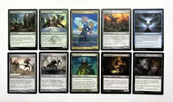 145 MTG MAGIC THE GATHERING 10 CARD MIXED LOT UNCOMMON SILVER ARTIFACT SORCER ♨ - Image 1