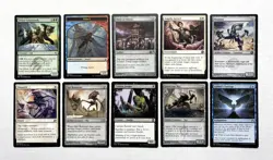 144 MTG MAGIC THE GATHERING 10 CARD MIXED LOT UNCOMMON SILVER ARTIFACT INSTAN ♨ - Image 1