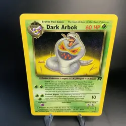 Dark Arbok 19/82 Non-Holo Team Rocket Unlimited Vintage Pokemon Card LP - Image 1