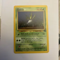 Oddish Jungle 58/64 WOTC Pokemon TCG Card - Image 1