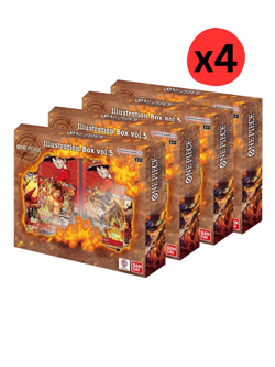 One Piece Card Game Illustration Box Vol. 5 [x4 BOXES] - FAST SHIPPING - Image 1