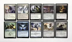 143 MTG MAGIC THE GATHERING 10 CARD MIXED LOT UNCOMMON SILVER ARTIFACT LAND ♨ - Image 1