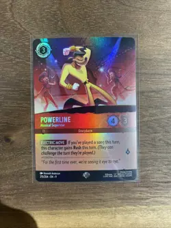 Disney Lorcana Fabled Poerline Musical Superstar Epic Card 215/204 - Image 1
