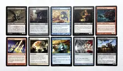 142 MTG MAGIC THE GATHERING 10 CARD MIXED LOT UNCOMMON SILVER ARTIFACT SORCERY♨ - Image 1