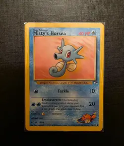 Pokemon Misty’s Horsea 86/132 - Gym Heroes - LP - Vintage WOTC Card - Image 1