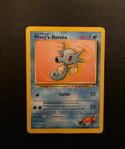 Pokemon Misty’s Horsea 86/132 - Gym Heroes - LP - Vintage WOTC Card - Image 2