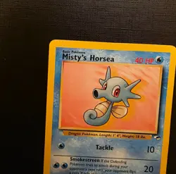 Pokemon Misty’s Horsea 86/132 - Gym Heroes - LP - Vintage WOTC Card - Image 3