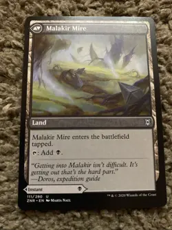 Malakir Rebirth Zendikar Rising Regular Card Magic the Gathering 111 NM - Image 2