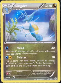 Kingdra 107/160 XY - Primal Clash Regular - Pokemon Card - Image 1
