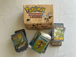 Digimon Digi-Battle Cards w/ Holo & Gold Wizards of Coast Pokemon Fossil Case - Image 1