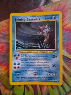 Pokemon TCG Shining Gyarados Holo Neo Revelation Card 65/64 - Image 1