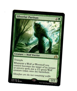 Silverfur Partisan Rare Magic the Gathering Card Shadows Over Inistrad Non Foil - Image 1