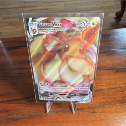 Pokemon Eevee VMAX SWSH087 Sword & Shield Promo Full Art Holo English TCG Card - Image 1