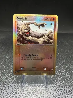 Pokemon Card - Geodude Dragon 56/97 Common Reverse Holo - Image 1