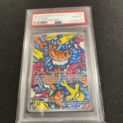 Pokemon TCG Tatsugiri Twilight Masquerade Illustration Rare Card 186/167 PSA 10 - Image 1