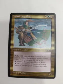 Magic The Gathering MTG Alliances Wandering Mage LP/NM - Image 1