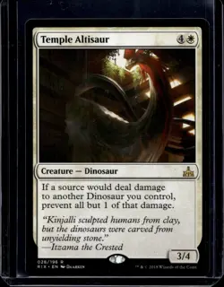 MTG Magic the Gathering Temple Altisaur (28/219) Rivals of Ixalan NM - Image 1