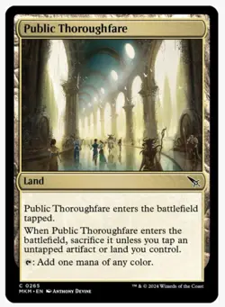 Public Thoroughfare | Murders at Karlov Manor MKM | MTG | Pauper EDH Mana | NEW - Image 1