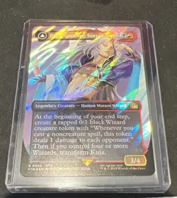 Kuja, Genome Sorcerer (Borderless) (Surge Foil) R 0544 Final Fantasy MTG - Image 1
