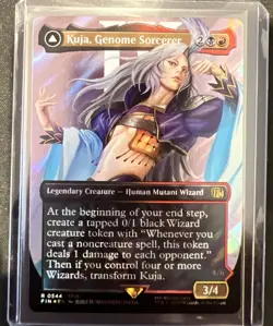 Kuja, Genome Sorcerer (Borderless) (Surge Foil) R 0544 Final Fantasy MTG - Image 2