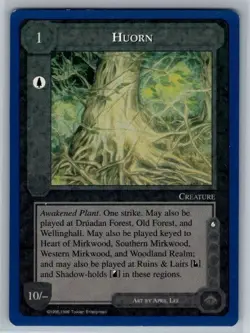 Huorn NM Unlimited The Wizards Middle Earth CCG LoTR - Image 1