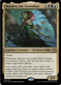MTG Maralen, Fae Ascendant (233) | NM | Lorwyn Eclipsed {ECL} - Image 1
