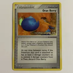 Oran Berry 80/106 Ex Emerald Reverse Holo Stamped Trainer Pokemon Tcg NM Single! - Image 1